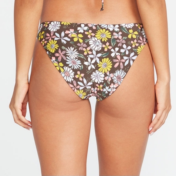 🏝VOLCOM DAIZED REVERSIBLE HIPSTER BIKINI BOTTOM SIZE S - Picture 4 of 11